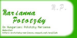 marianna pototzky business card